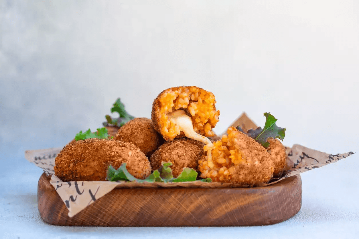<p>Arancini With Mozzarella</p>
 Image
